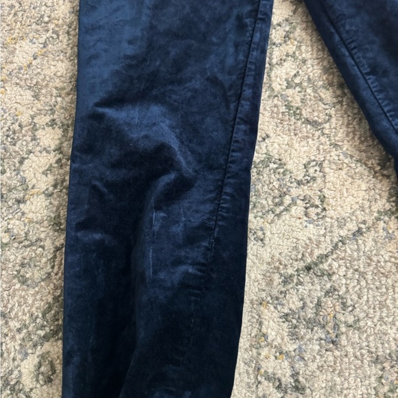 PAIGE Mayslie Velvet navy Joggers zip leg  Navy Size 29 - Picture 5 of 14